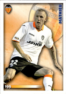 Jeremy Mathieu Valencia CF Mundicromo Las Fichas Quiz de La Liga 2014/15 #199a