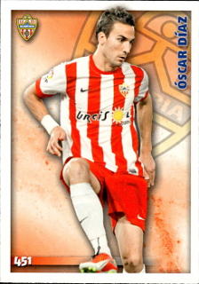 Oscar Diaz Almeria Mundicromo Las Fichas Quiz de La Liga 2014/15 #451a