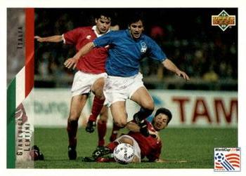 Gianluigi Lentini Italy Upper Deck World Cup 1994 Eng/Ger #130