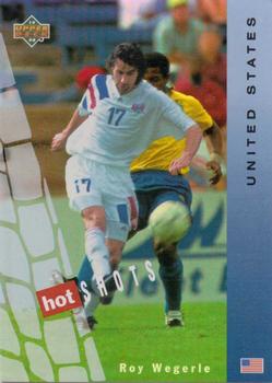 Roy Wegerle USA Upper Deck World Cup 1994 Eng/Ger Hot Shots #HS09