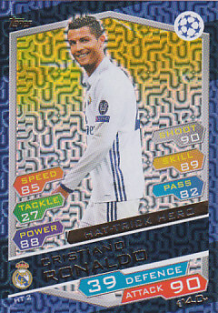 Champions League | Cristiano Ronaldo Real Madrid 2016/17 Topps Match ...